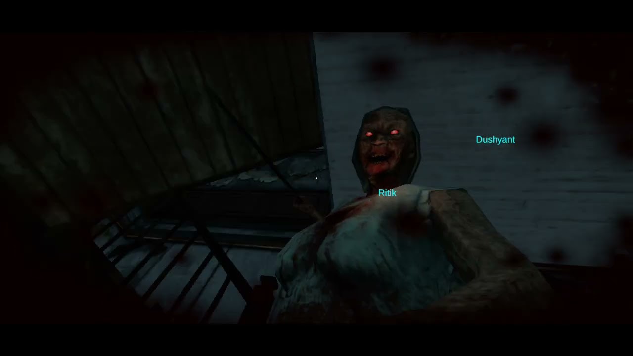 I play grandma horror multiplayer with my friends