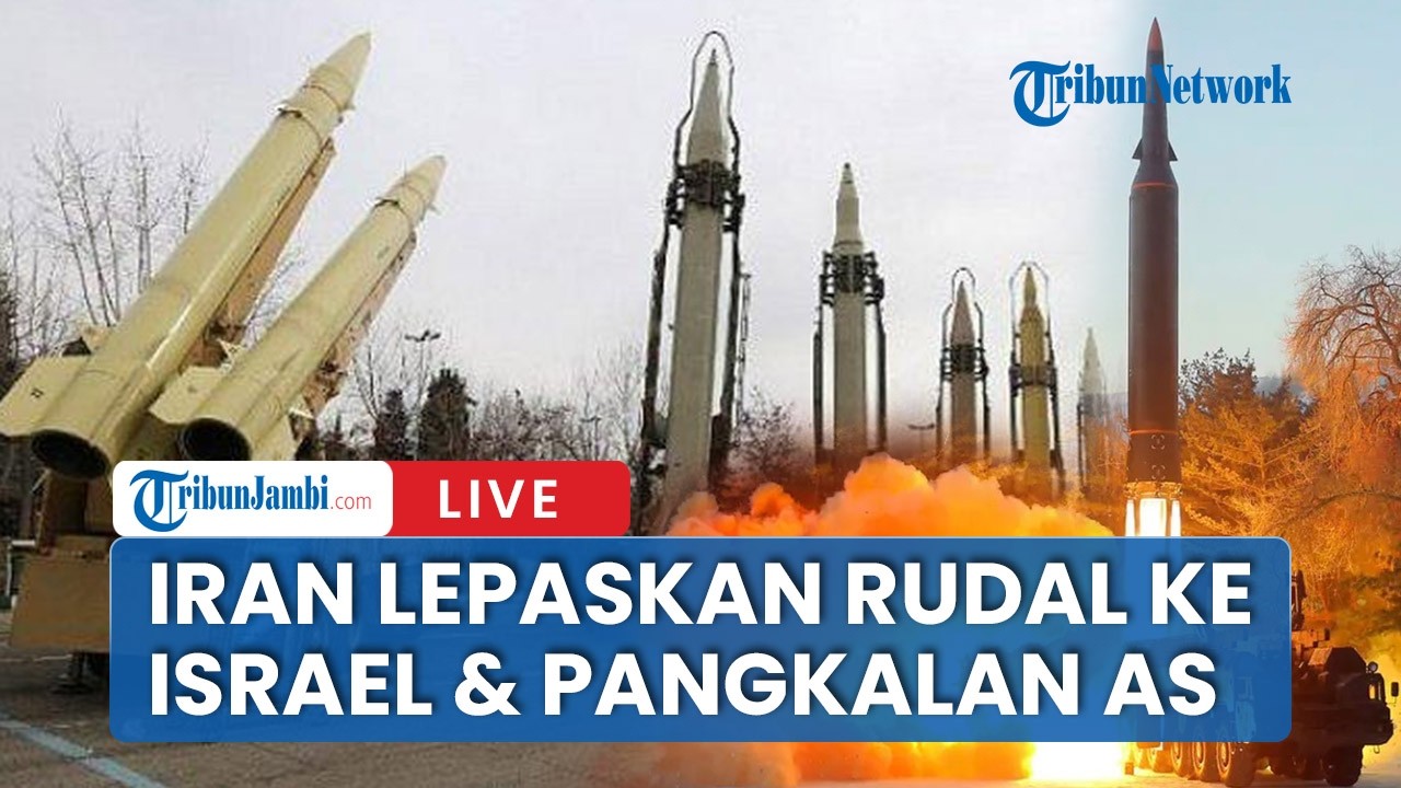 🔴Gelombang ke-45! Iran Lepaskan Rudal Kheybar Shekan ke Israel dan Pangkalan AS