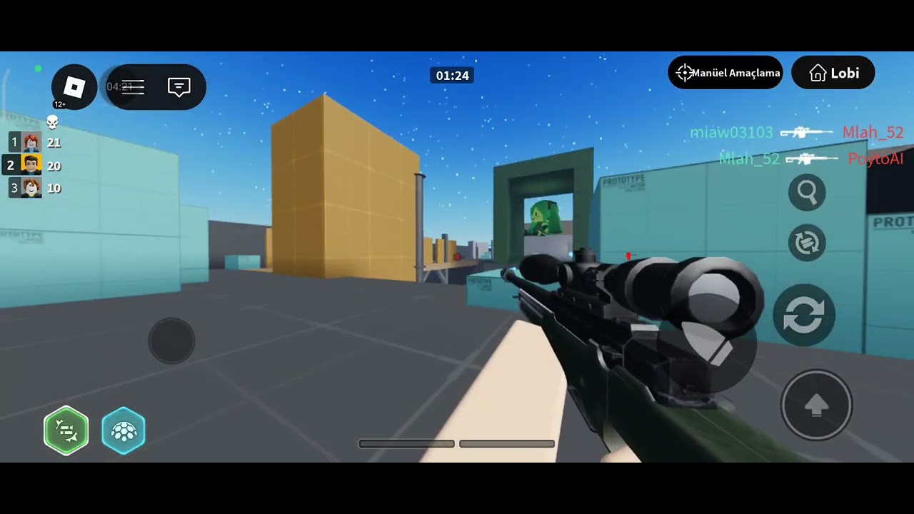 Roblox da rasgele bir oyuna girdim çok güzeldi