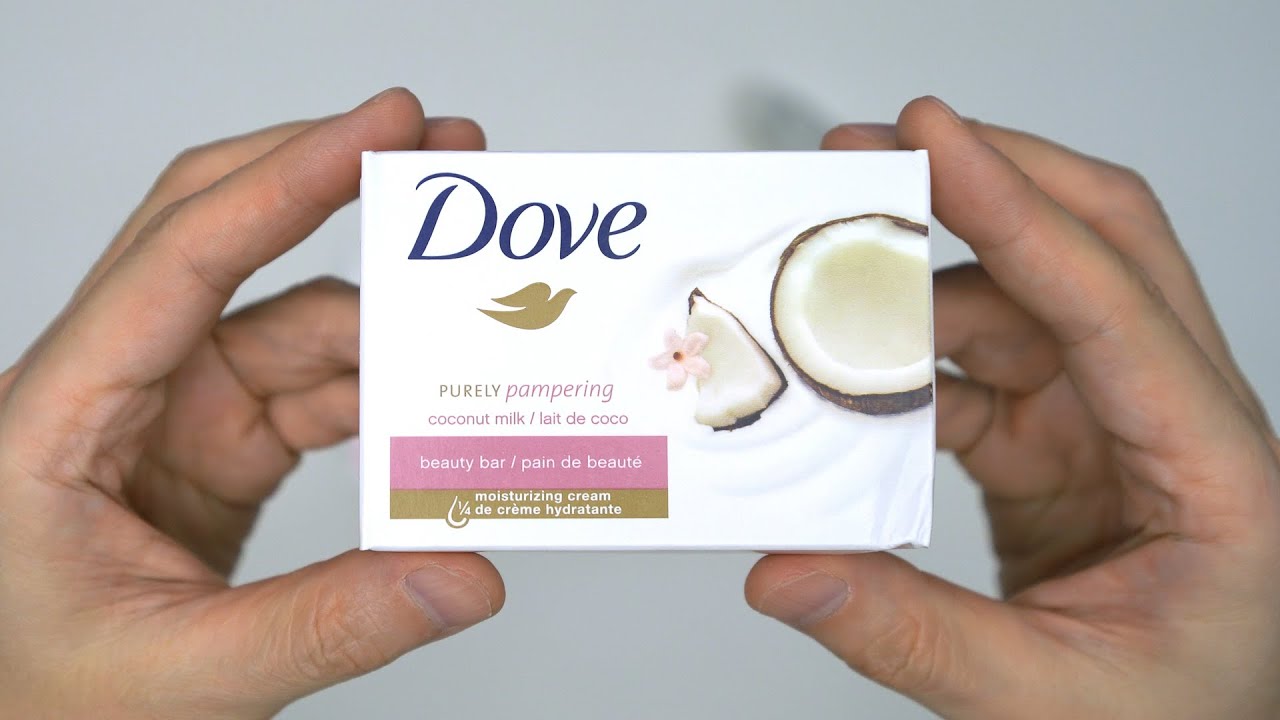 Dove Beauty Bar For Softer Skin Coconut Milk Unboxing