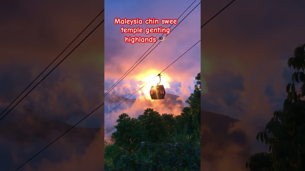 Malaysia chin swee temple sunset view tawor 🇲🇾#short1k #subscribe #keepsupporting #neturalviews