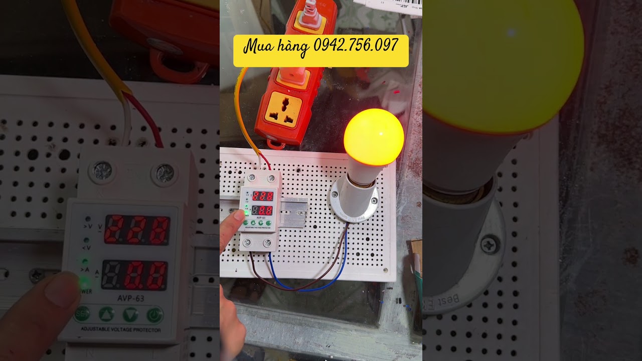 Bảo vệ thấp &aacute;p cao &aacute;p mất pha trung t&iacute;nh 63A #huytoanstore