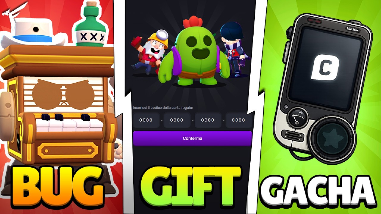 TUTTI I QR + REGALI + GIFT CARD🎁Brawl Stars
