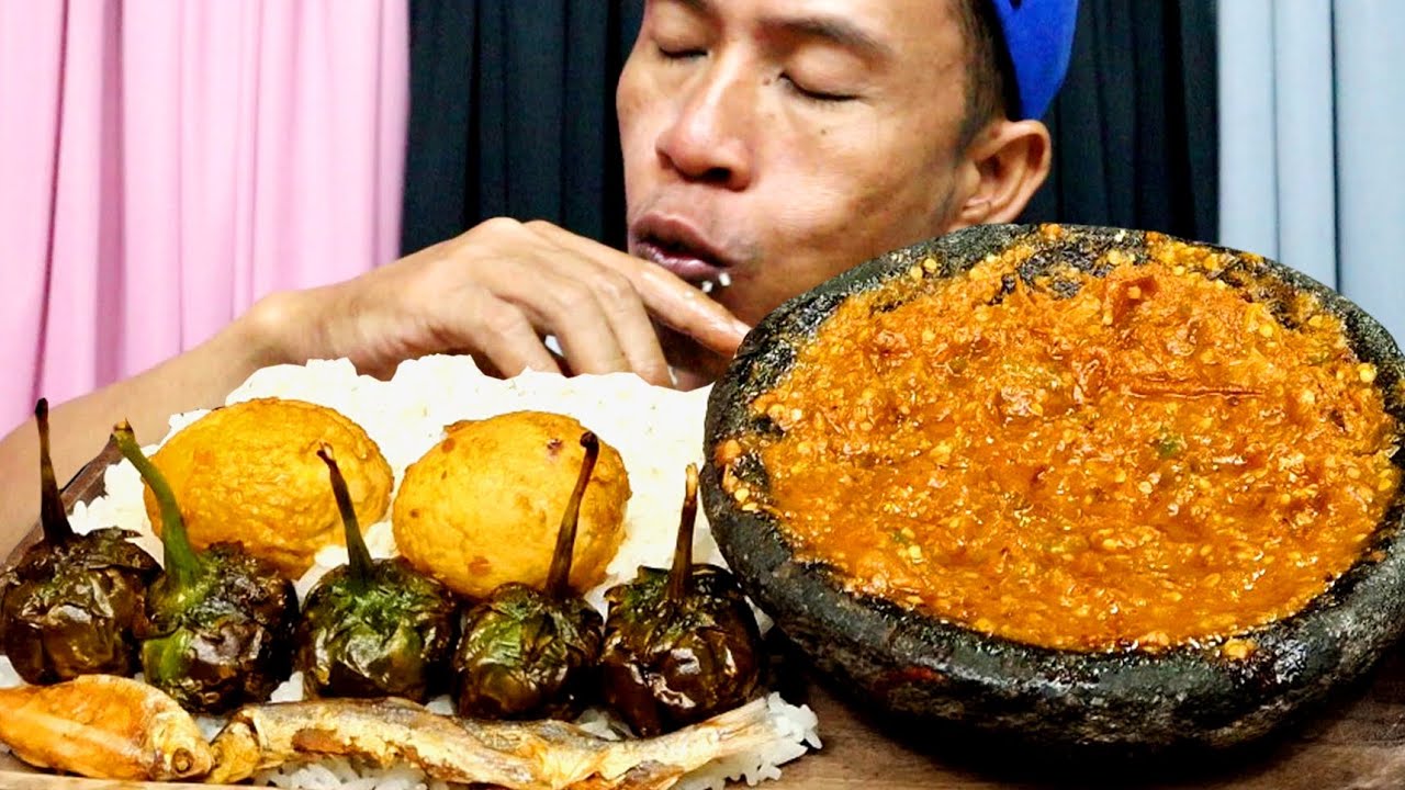 SAHUR PALING ENAK..‼️TELOR BULAT GORENG SAMBEL TERASI MERCON