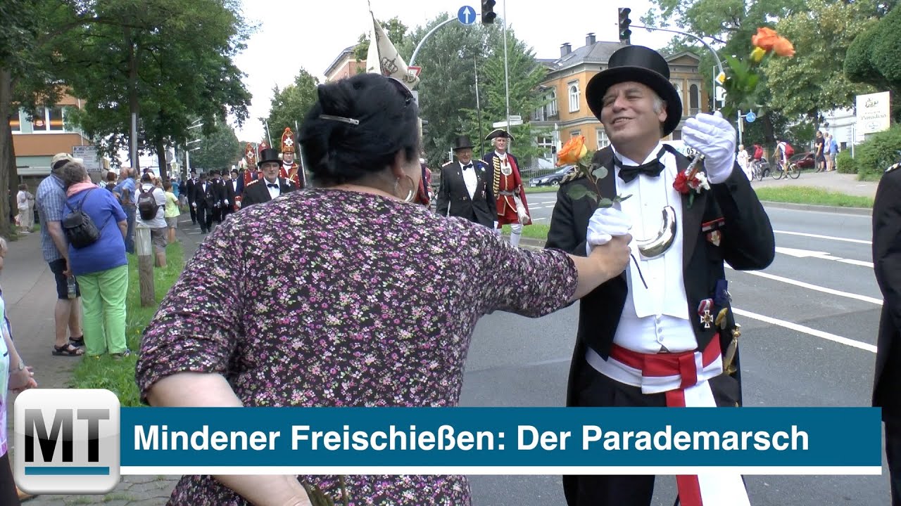 Mindener Freischießen: Der Parademarsch