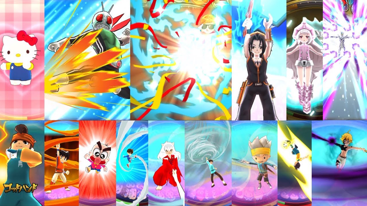 「妖怪ウォッチぷにぷに」コラボキャラ　持ってるやつのみ　必殺技集　妖怪ウォッチぷにぷにMAD?