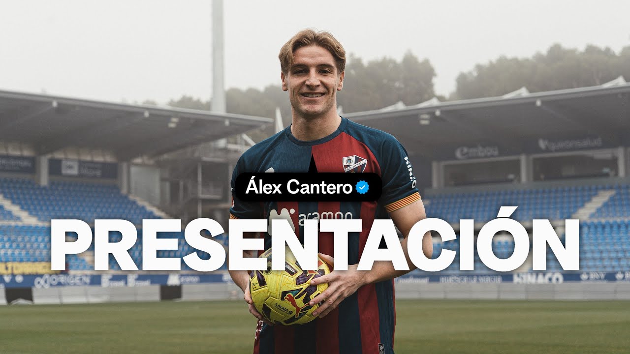 ÁLEX CANTERO, en su presentación como jugador de la SD Huesca: 