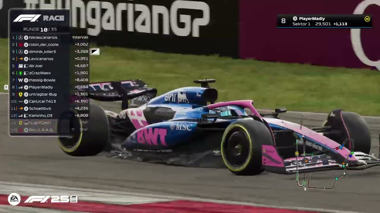 Ungarn GP - R | DFRL R16 | F1 25 [Deutsch/german]