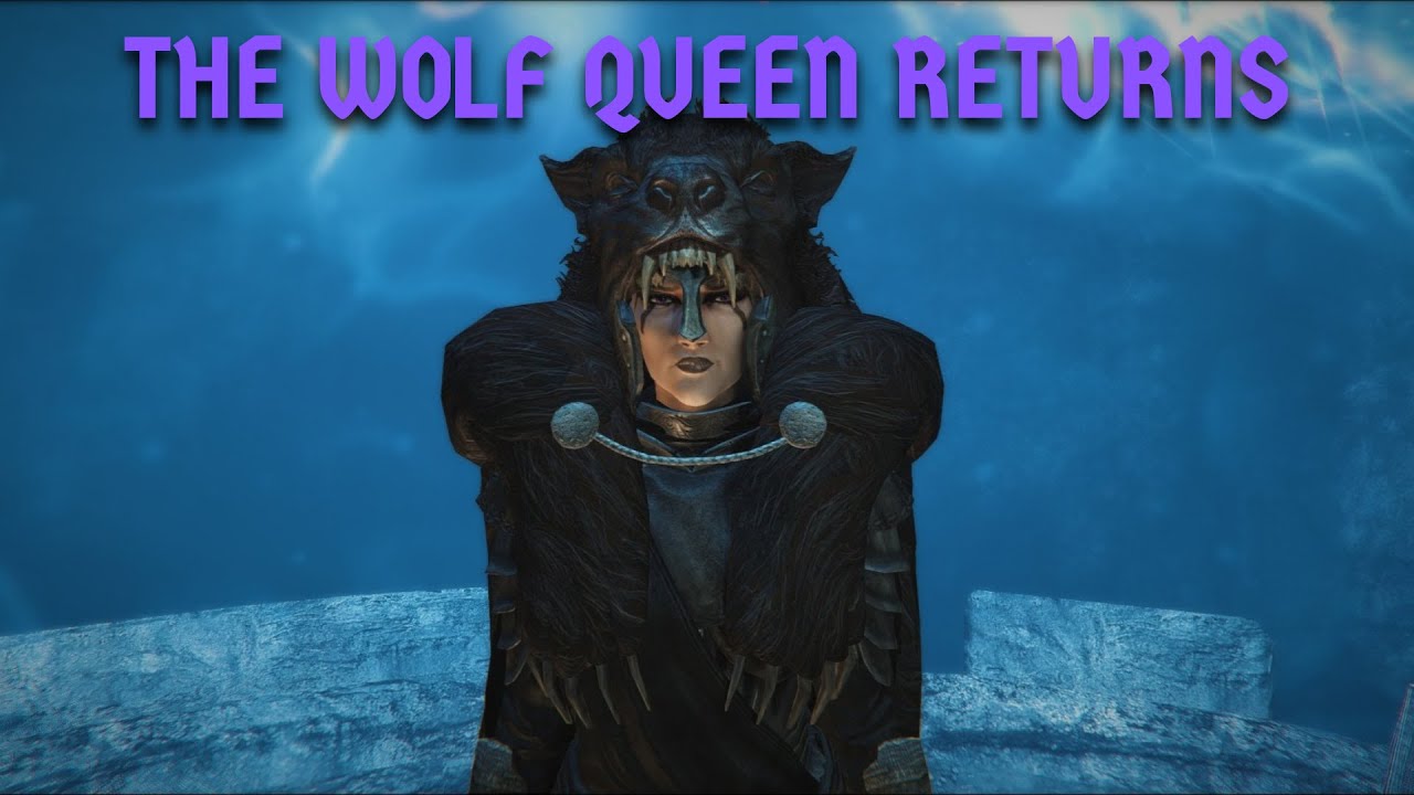 The Wolf Queen Returns - Skyrim Necromancer Cinematic Gameplay