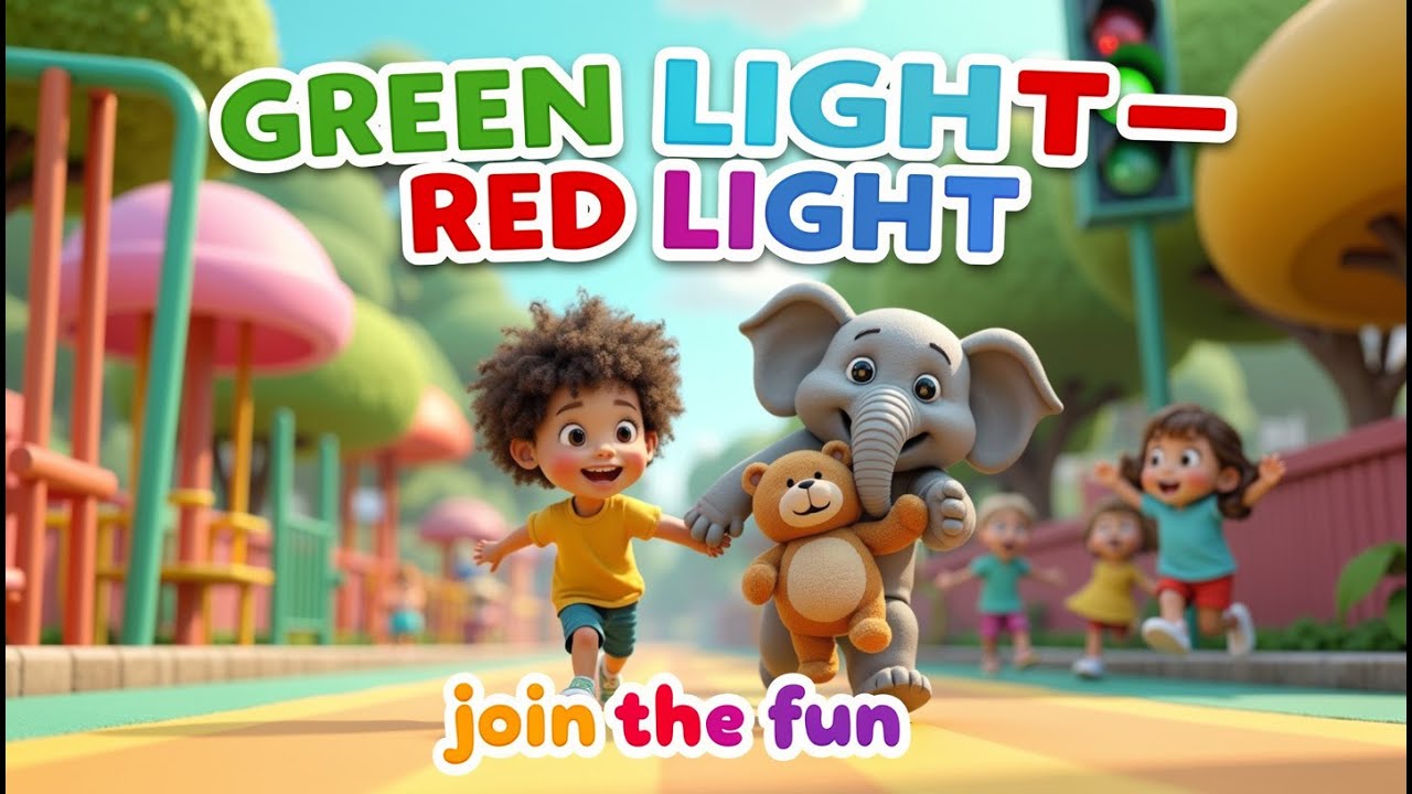 Red Light, Green Light with Cha-Cha ! | Kids Nursery Rhyme
