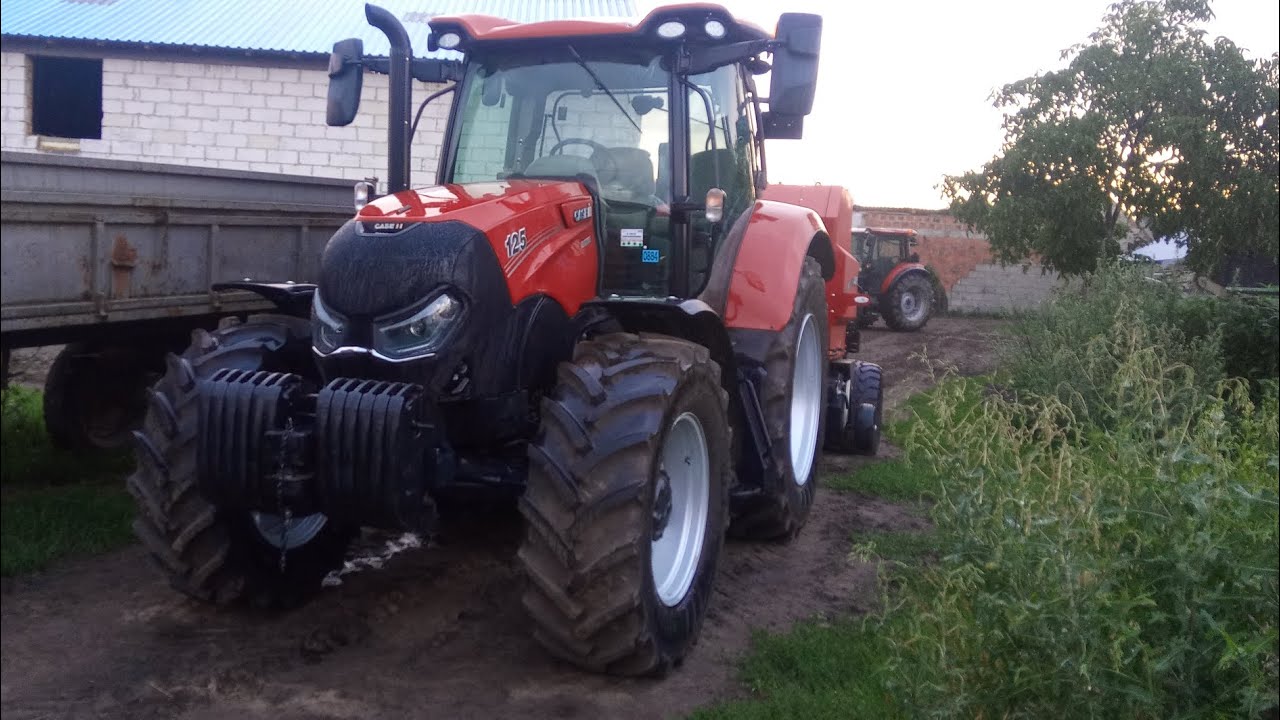 Akcja prasowanie 2021 z Case maxxum 125 💪❤️🚜