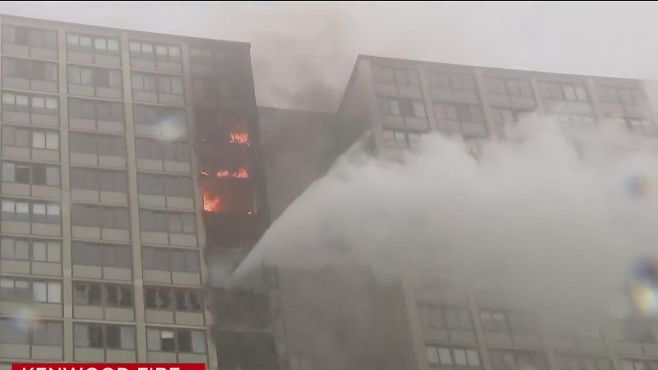 Fire breaks out inside Kenwood high-rise building