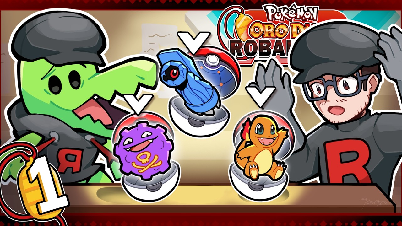 Pokémon ORO pero SOMOS DEL TEAM ROCKET⭐ Pokémon Oro Dual Robalocke #1 ft @PokeDani
