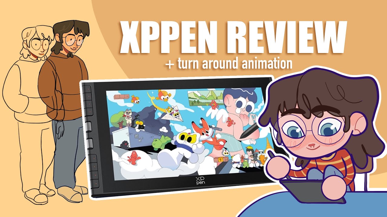 XPPEN REVIEW [Artist 12 3rd drawing display] 