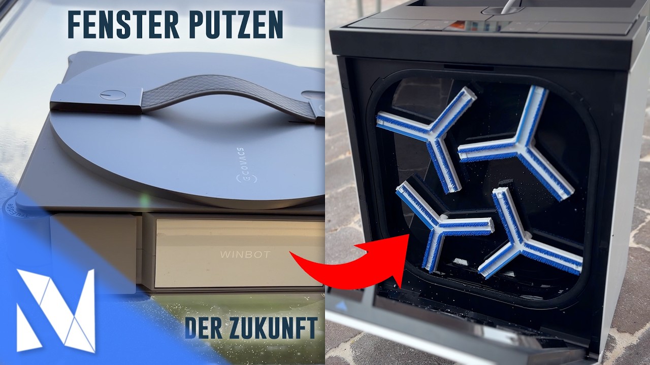 Fenster reinigen der Zukunft - ECOVACS WINBOT W3 OMNI mit Vortex Waschfunktion 🪟 | Nils-Hendrik Welk