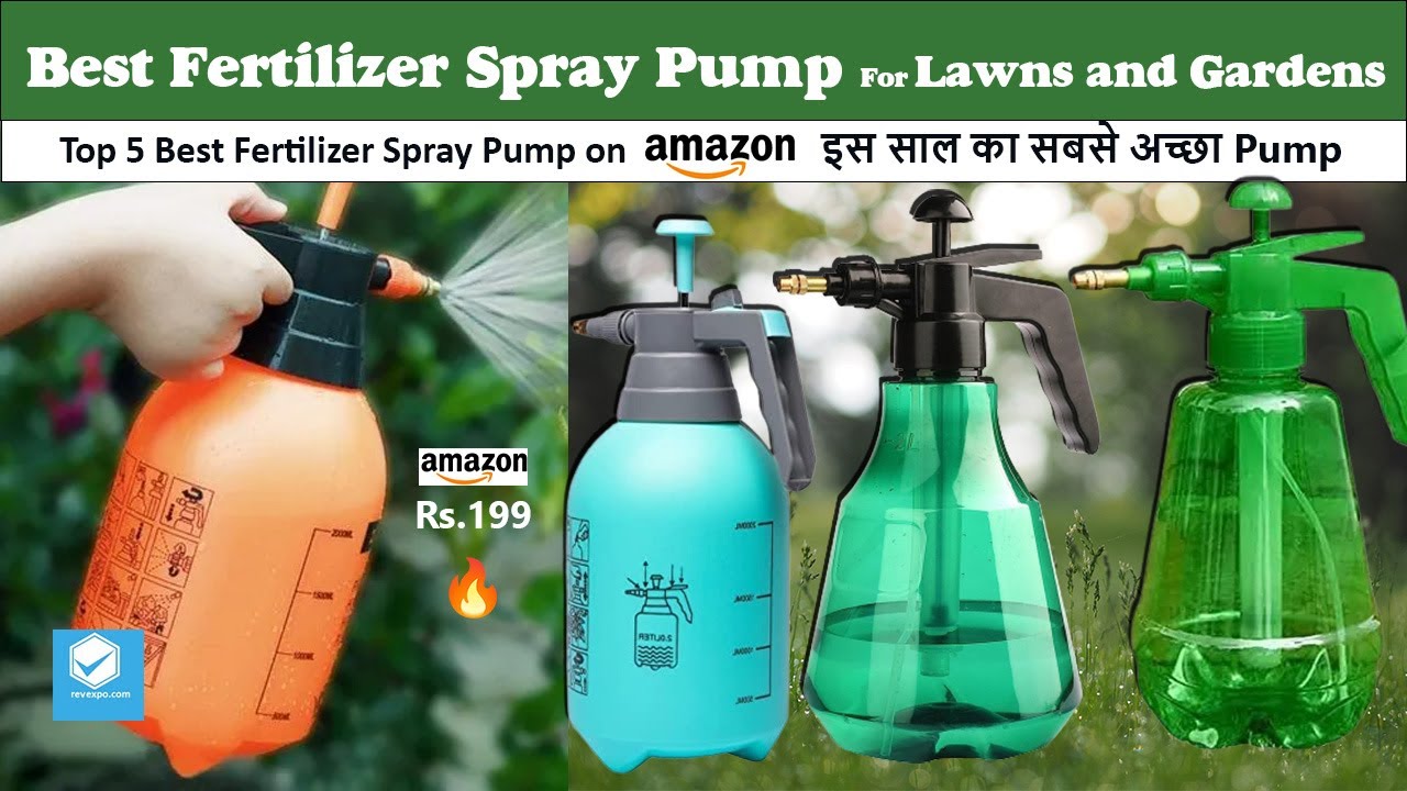 Top 5 Best Fertilizer Spray Pump For Lawns and Gardens | Plant Water Sprayer for Home on Amazon