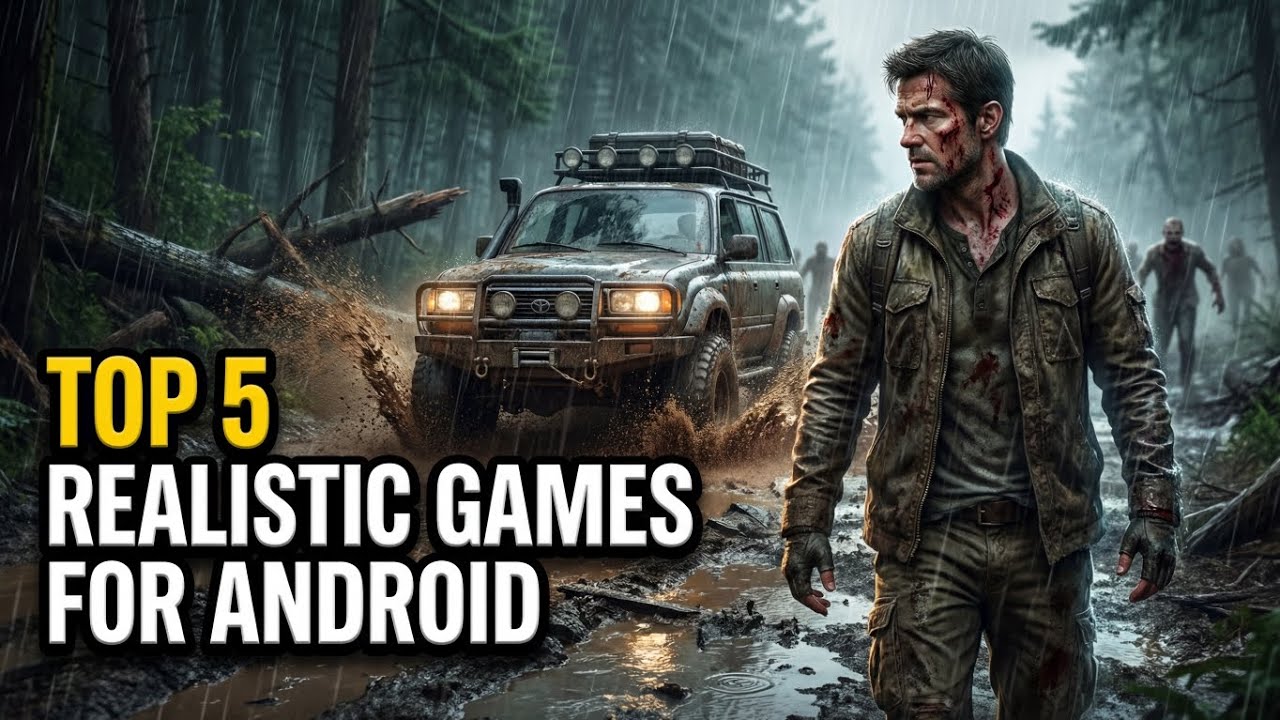 Top 5 Realistic Games for Android 😲 | Ultra Real Graphics Survive Games 2026 || Best games 