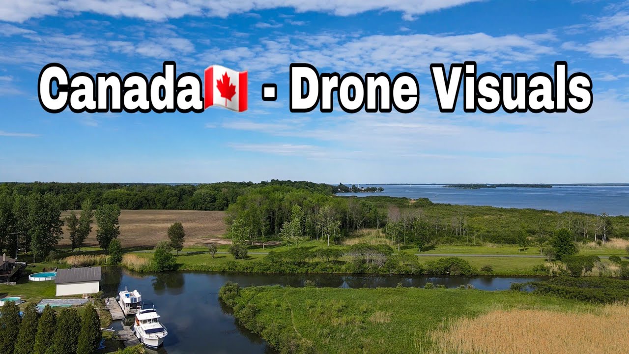 Cornwall,Ontario,Canada🇨🇦 - Drone🛫 Visuals | കാനഡയിലെ🇨🇦 മനോഹരമായ ഡ്രോൻ കാഴ്ചകൾ |#orucanadianmalayali