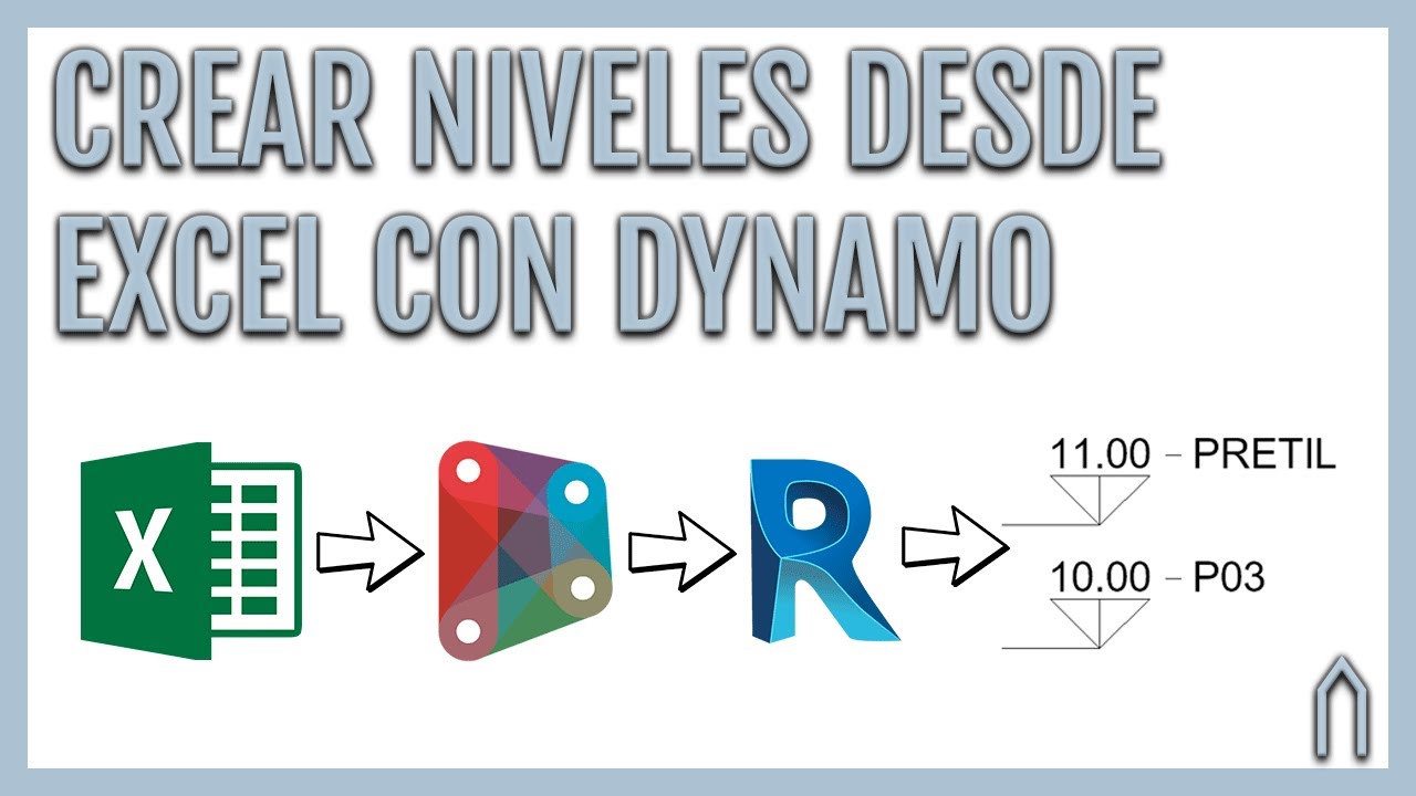 ⚡Crear NiVELES en REVIT con DYNAMO y EXCEL⚡