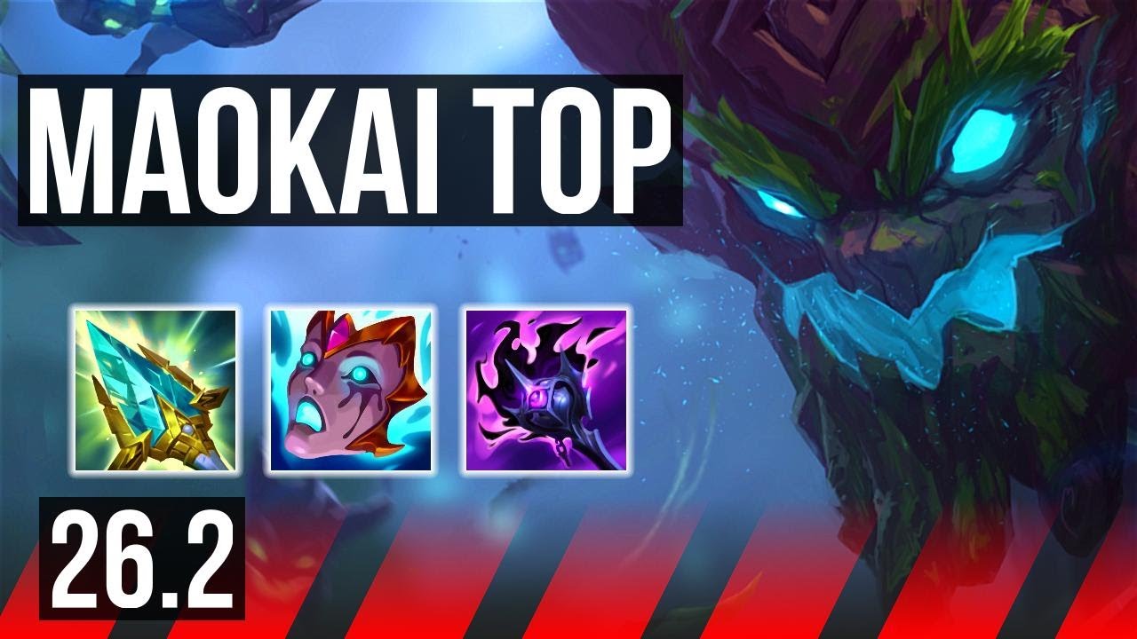 MAOKAI vs DARIUS (TOP) | 33K damage, Arcane Comet | EUW Master | 26.2