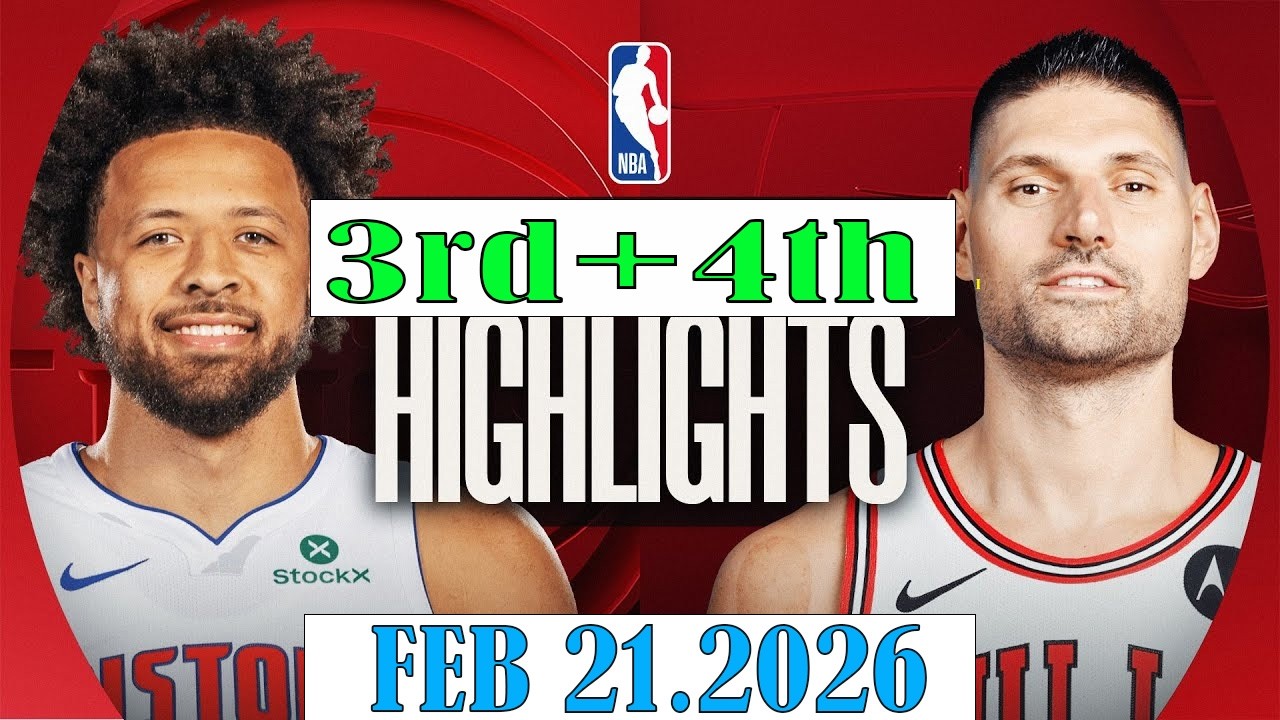 Chicago Bulls vs Detroit Pistons 3rd+4th Qtr Feb 21.2025 Highlights | NBA HIGHLIGHT