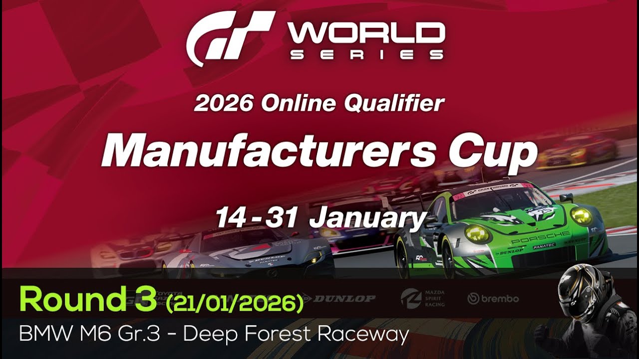 🟢 LIVE Gran Turismo 7 - Manufacturers Cup - BMW Deep Forest Raceway - 21/01/2026