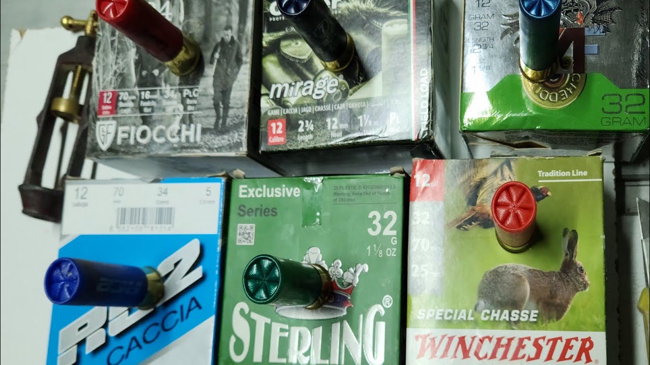 Winchester, Mirage, Rc2, Fiocchi, Sterling ve Yavaşcalar fişeklerini kesip inceleme