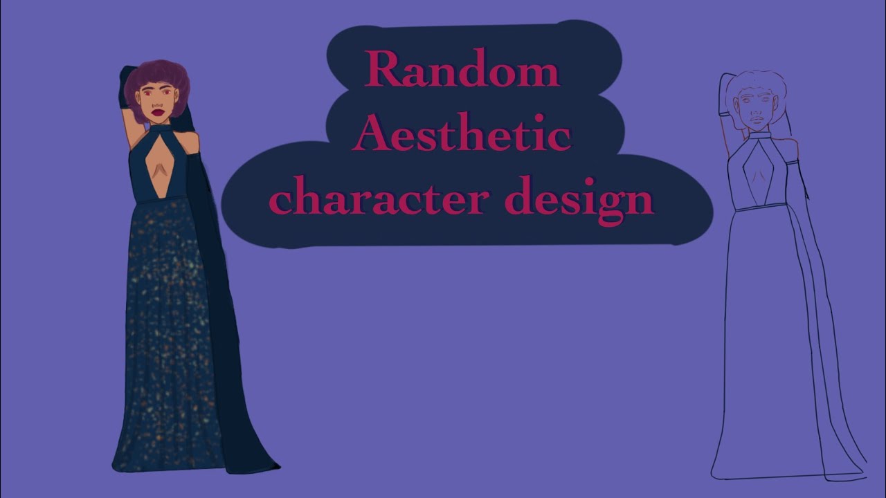 Random aesthetic character design challenge