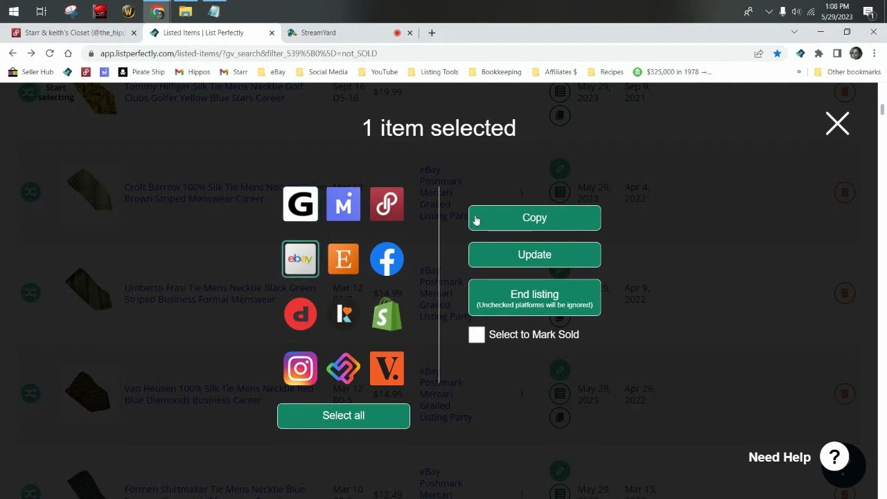 How to Crosspost from List Perfectly to eBay Poshmark Mercari & More