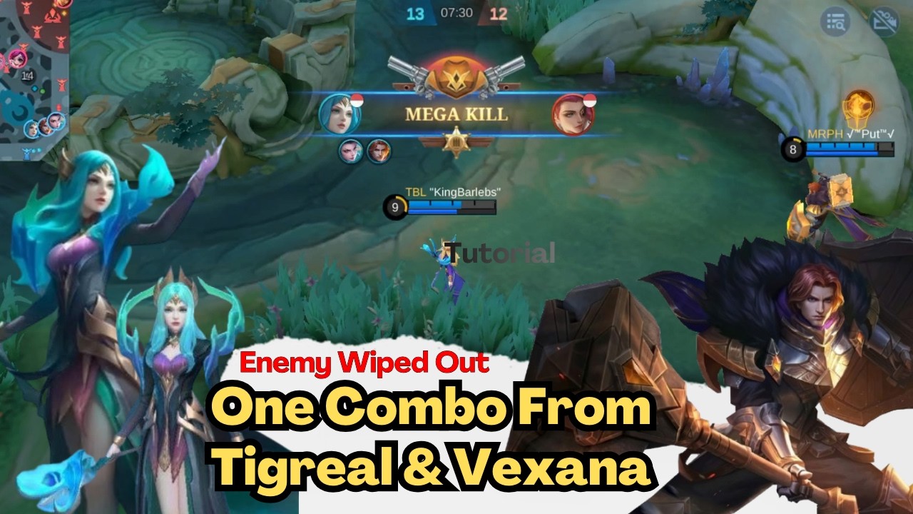 When Tigreal Meets Vexana… The Enemy Team Disappears! 💥| Enemies Can’t Move! 🔥 | Mobile Legends Mlbb