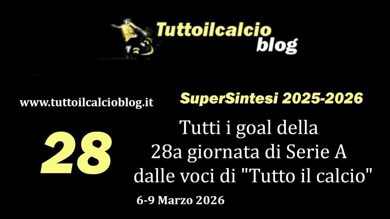 SuperSintesi della 28a di Serie A 2025-2026