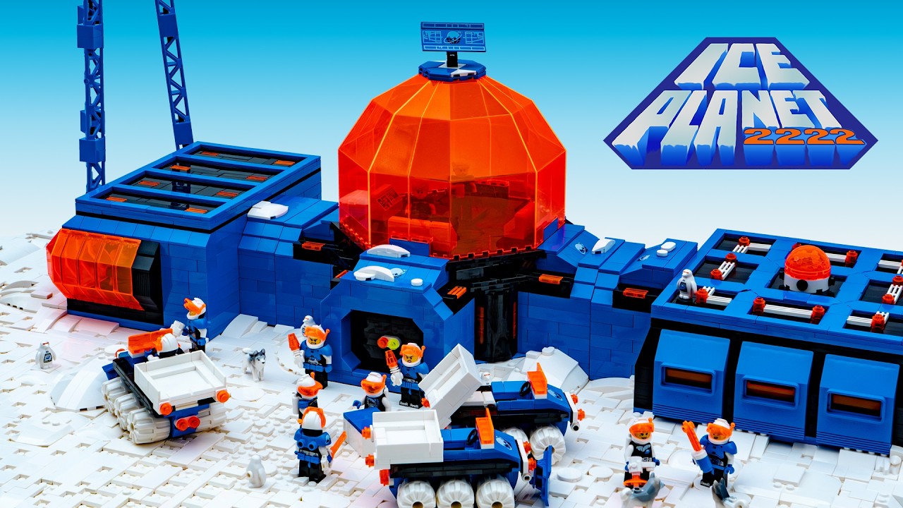 Моя самодельная модель «Ледяная планета» из LEGO наконец-то готова! (Или нет?)