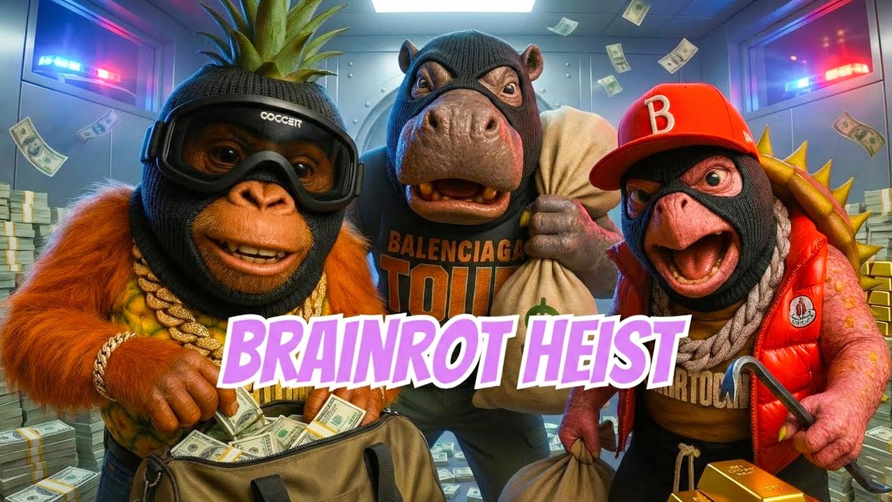 Zon Memes - Brainrot Bank Robbery | ft. Spaghetti BOOM Boom & Party Tunes