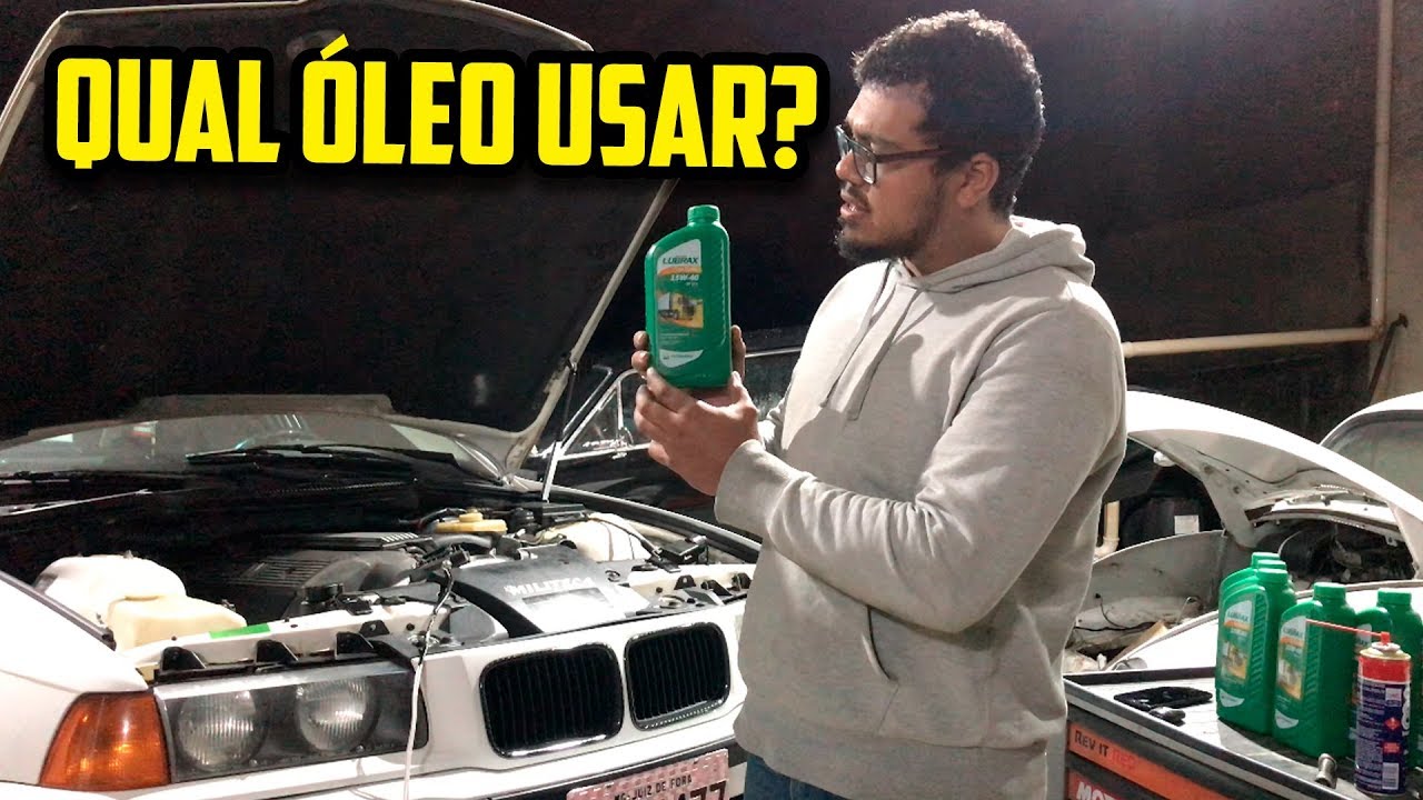 Como trocar o óleo da BMW 325i E36 - Porque usamos o óleo Lubrax Top Turbo Diesel?