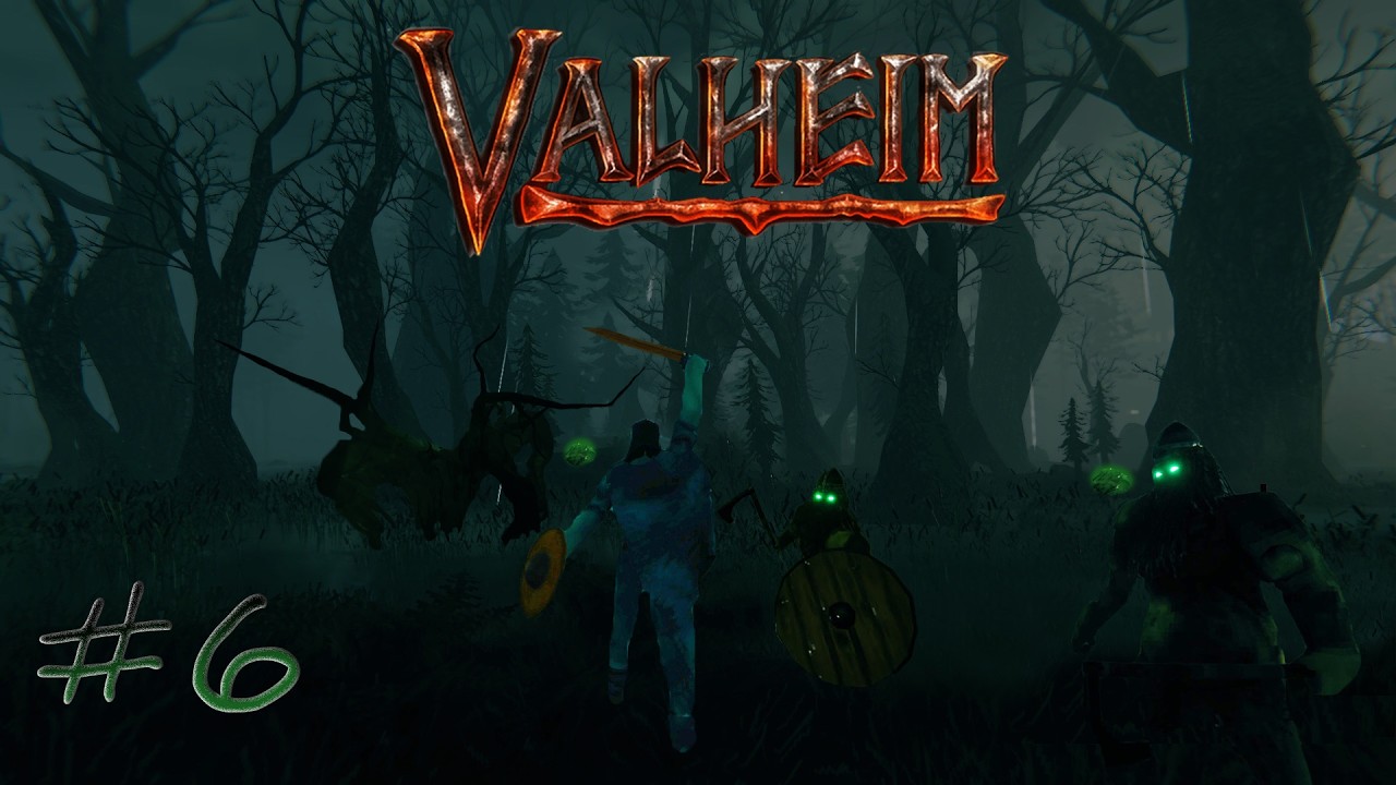 Valheim #6 - ЛЕСОРУБ НАСИЛУЕТ МЕДВЕДЕЙ И ИЗУЧАЕТ БОЛОТА!