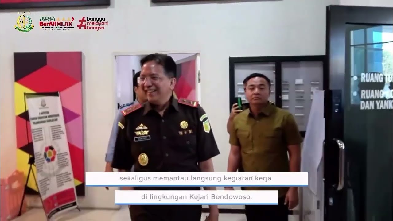 KAJATI JATIM DR. KUNTADI S.H., M.H. TURUN TANGAN! Sidak Kejari Bondowoso