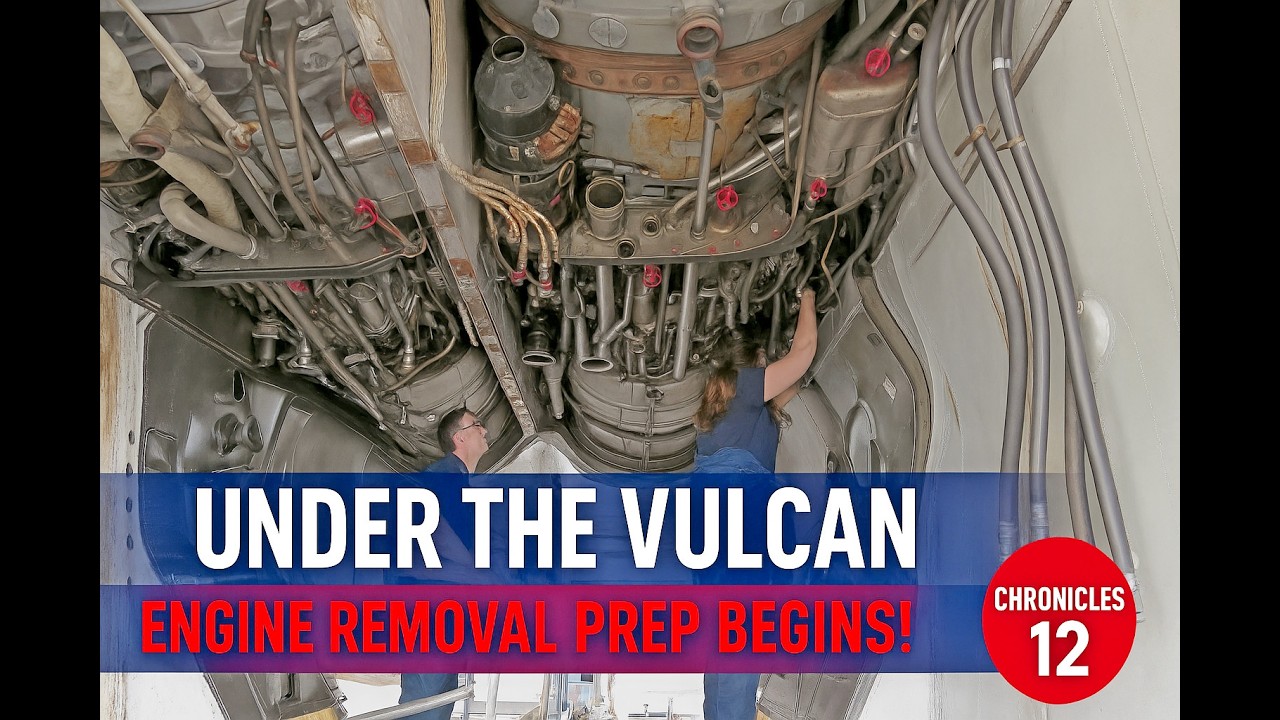 Vulcan XM655 Chronicles #12 – Подготовка к снятию двигателя | Реставрация Avro Vulcan