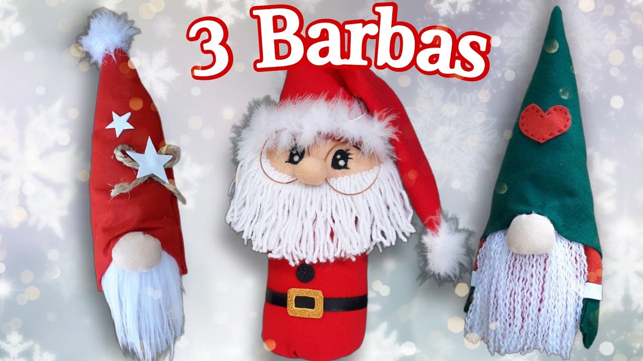 3 Maneras de Como Hacer BARBAS con ESTAMBRE | Marialis