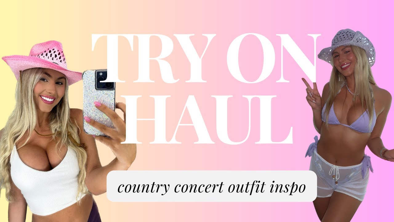 TRY ON HAUL: country concert outfit inspo