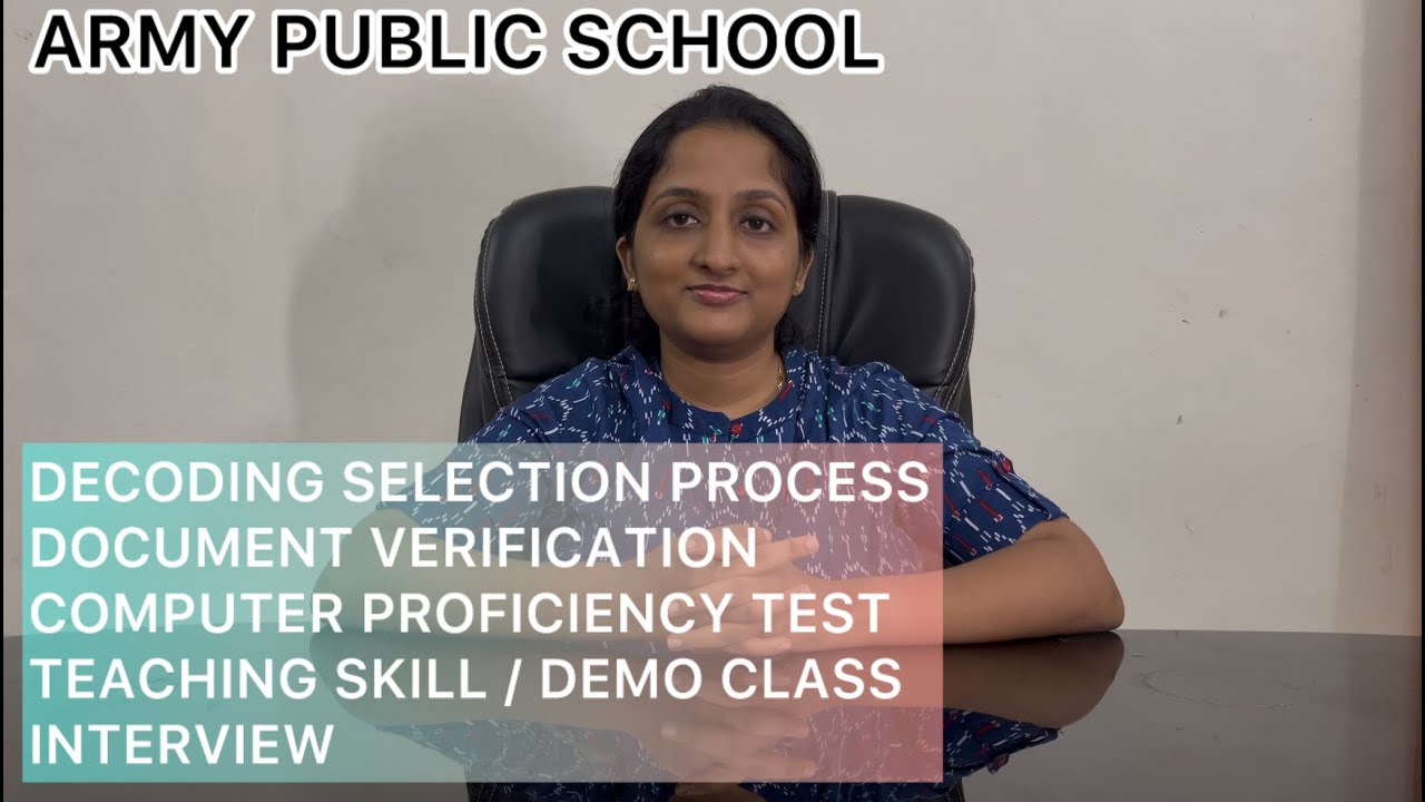 Army Public School (APS) Interview Experience Malayalam | Computer Proficiency Test (CPT)