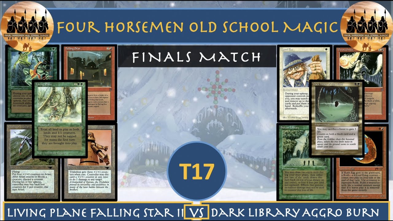 **FOUR HORSEMEN** Old School MTG Action Continues!  Grand Finals.