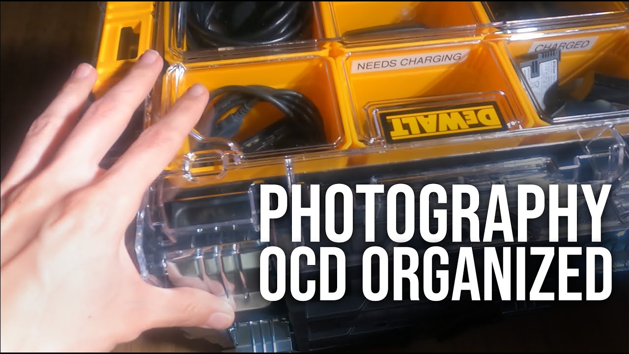 Photography Organization tips -Organize photo gear for on the move