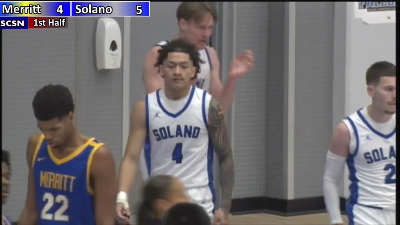 Merritt vs Solano. Men's Basketball 2-19-26