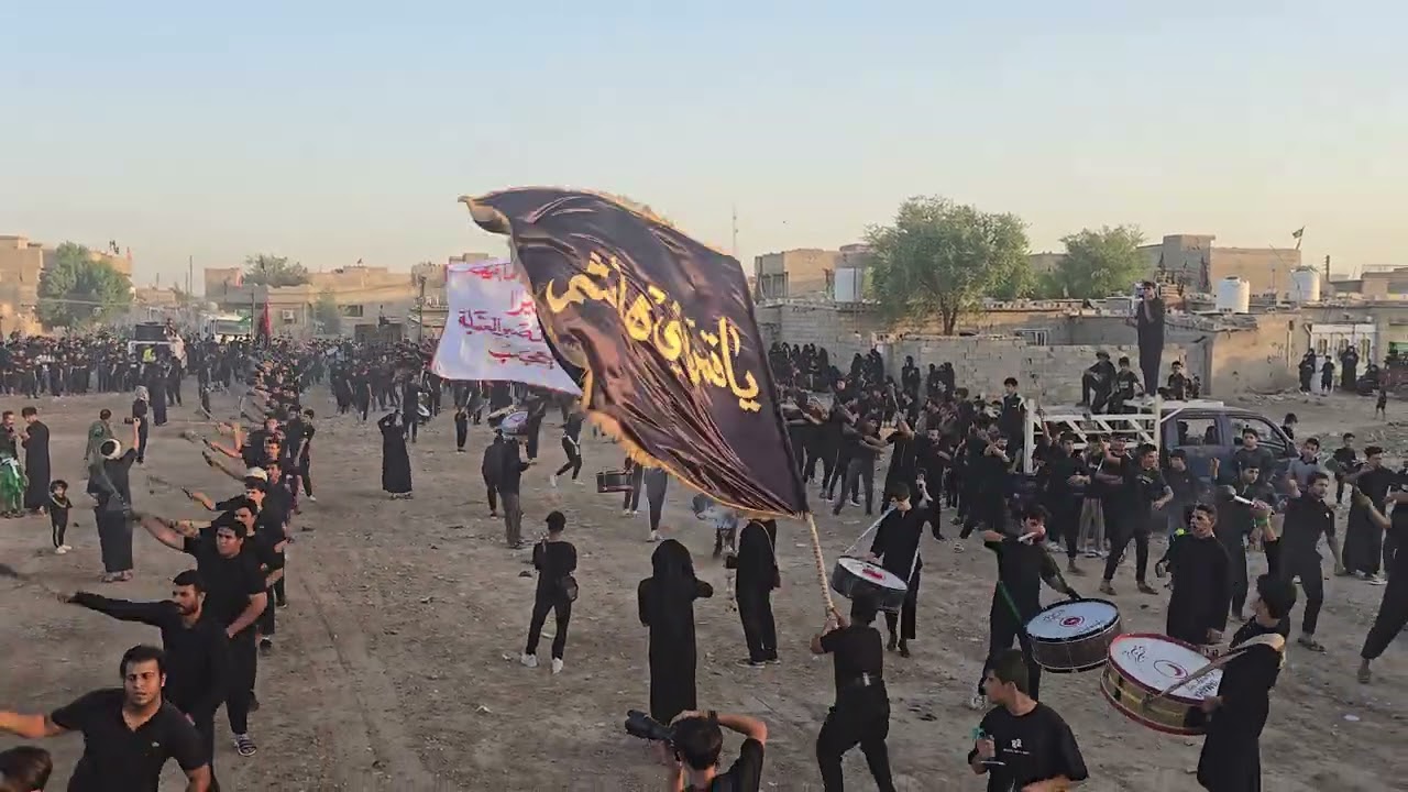 موكب قمر بني هاشم محرم الحرام ١٤٤٧ اليوم السادس من شهر الأحزان ملا علي الطليباوي