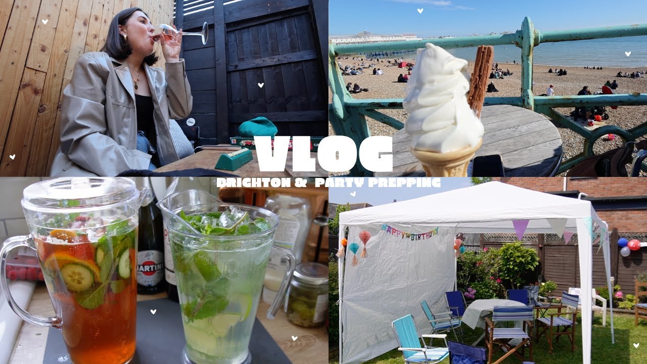 A WEEKEND IN BRIGHTON & PARTY PREPPING VLOG | Chloe Ellis