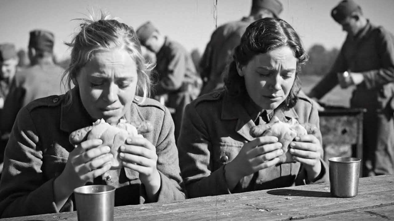 “This Can’t Be Real Food” – German Women POWs Break Down After Their First American Hot Dog