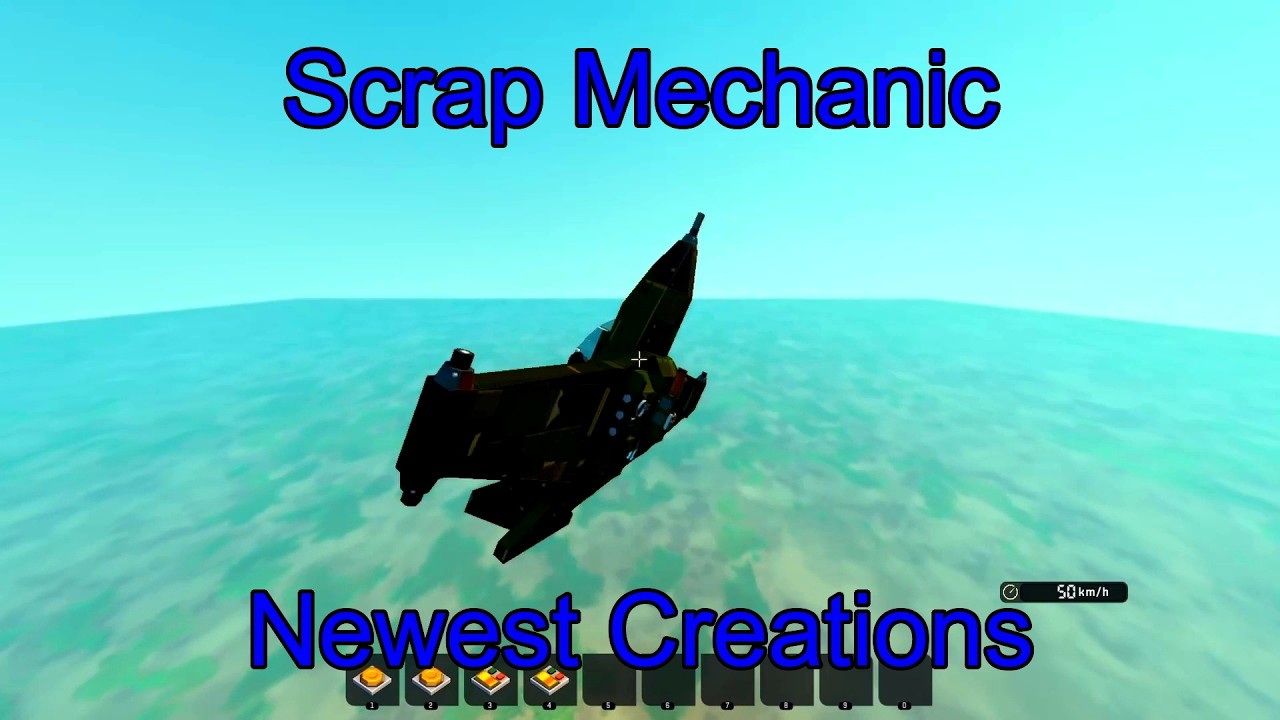 Scrap Mechanic Newest Creations – Military Tank, Towed Defense Platform & Fighter Jet
