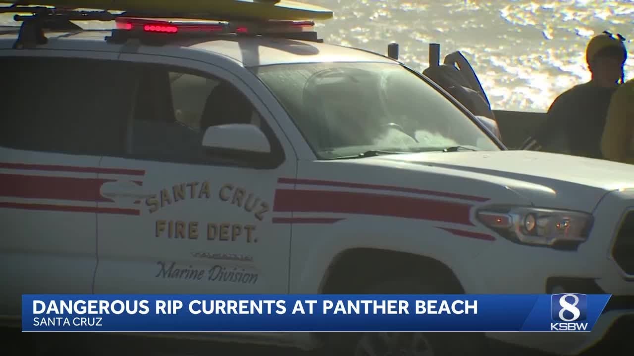 1 woman dead, 1 in critical condition, after tide sweeps them into water in Santa Cruz County