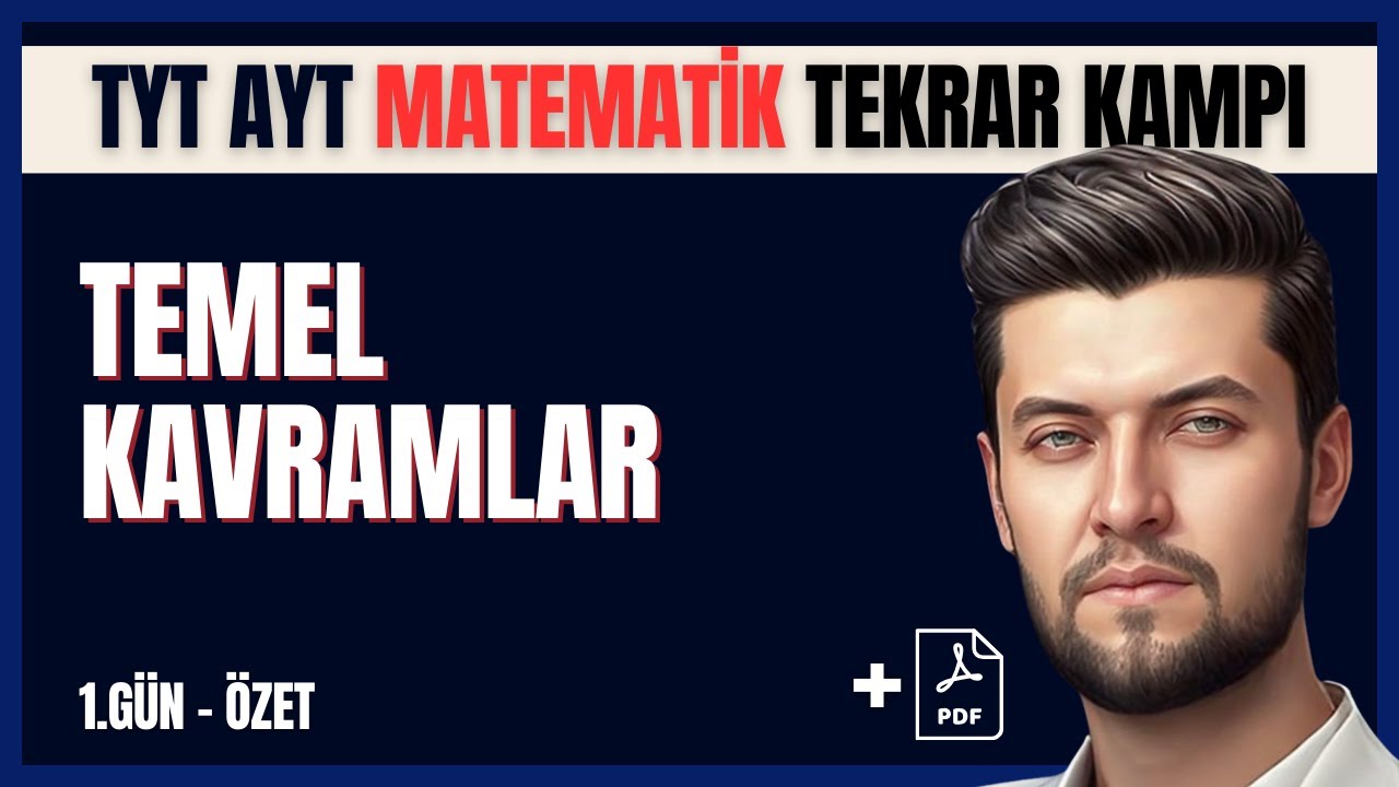 TYT AYT Matematik Tekrar Kampı | 1.Gün | Temel Kavramlar Konu Özeti #smlhoca #tyt #ayt
