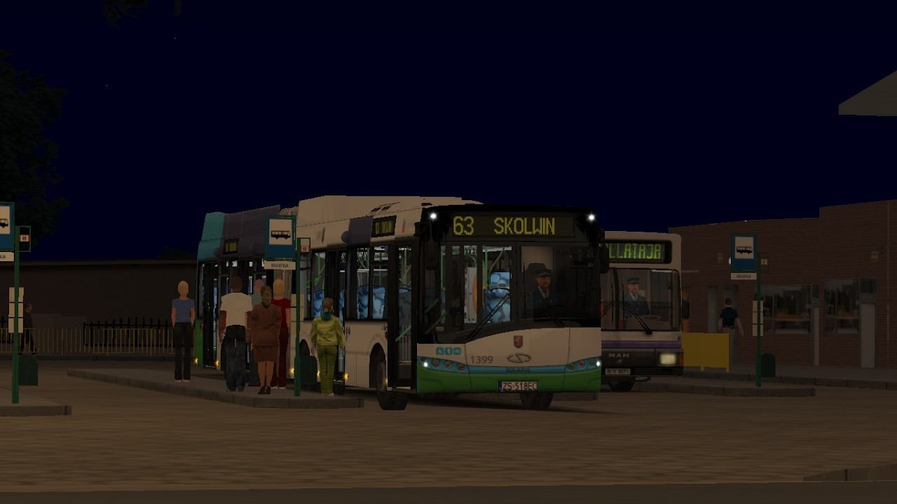 Solaris Urbino 12 Elétrico Mapa Projekt Szczecin na linha 63